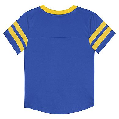 Toddler Outerstuff Royal/Gold Los Angeles Rams Red Zone T-Shirt & Pants Set