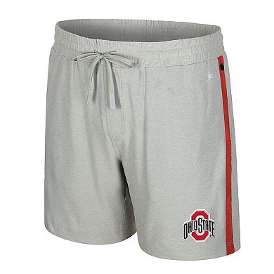 Men's Colosseum Gray Ohio State Buckeyes Mac Shorts