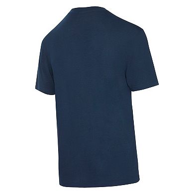 Men's Concepts Sport College Navy/Neon Green Seattle Seahawks Avondale T-Shirt & Flannel Pants Set