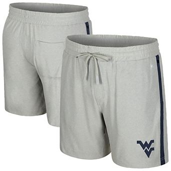 Men's Colosseum Gray West Virginia Mountaineers Mac Shorts
