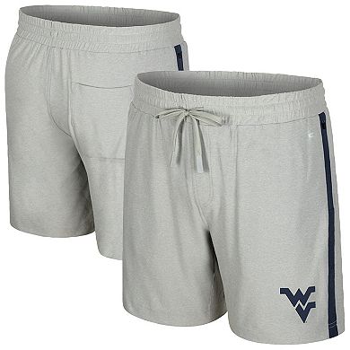 Men's Colosseum Gray West Virginia Mountaineers Mac Shorts