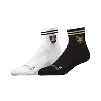 Unisex Strideline Army Black Knights Premium Knit 2-Pack Half Calf Socks Set