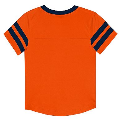 Toddler Outerstuff Orange/Navy Denver Broncos Red Zone T-Shirt & Pants Set