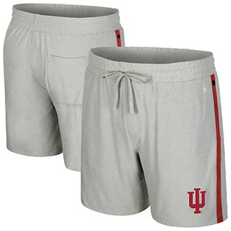 Men's Colosseum Gray Indiana Hoosiers Mac Shorts