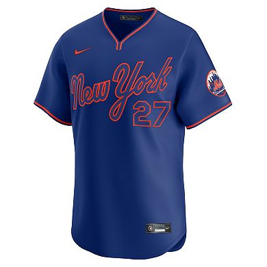 Men's Nike Mark Vientos Royal New York Mets Alternate Limited Player Jersey