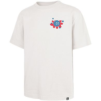Men's '47 Cream Chicago Cubs Flora Foundation T-Shirt