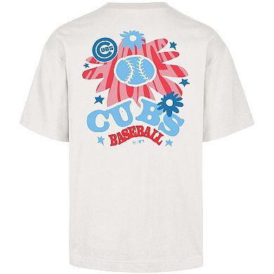 Men's '47 Cream Chicago Cubs Flora Foundation T-Shirt