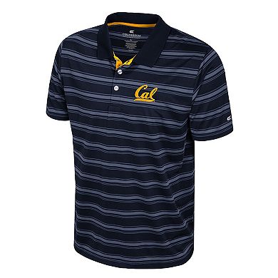 Men's Colosseum Navy Cal Bears Milk Steak Polo
