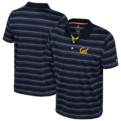 Men's Colosseum Navy Cal Bears Milk Steak Polo