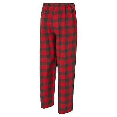 Men's Concepts Sport Red/Pewter Tampa Bay Buccaneers Avondale T-Shirt & Flannel Pants Set