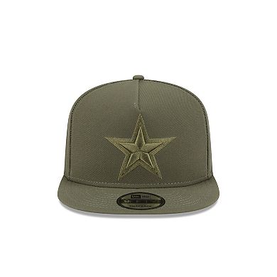 Youth New Era Olive Dallas Cowboys Color Pack A-Frame 9FIFTY