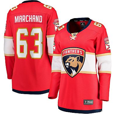 Women's Fanatics Brad Marchand Red Florida Panthers Home Breakaway Player Jersey
