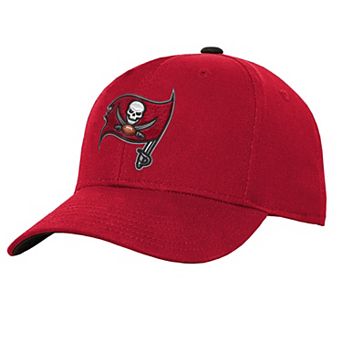 Youth Outerstuff Red Tampa Bay Buccaneers Team Pre-Curved Adjustable Hat