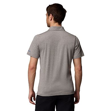 Men's Columbia Gray Kentucky Wildcats Tech Trail Omni-Shade Polo