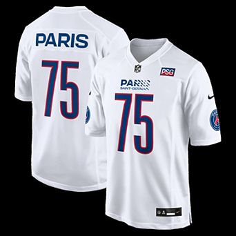Men's Nike White Paris Saint-Germain 2025 Soccer x NFL Game Jersey