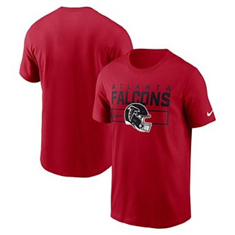 Men's Nike Red Atlanta Falcons Primetime Helmet Essential T-Shirt