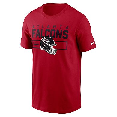 Men's Nike Red Atlanta Falcons Primetime Helmet Essential T-Shirt