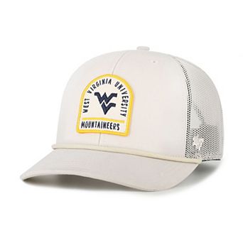 Unisex '47 Cream West Virginia Mountaineers Core & Inline Gravestone Adjustable Trucker Hat