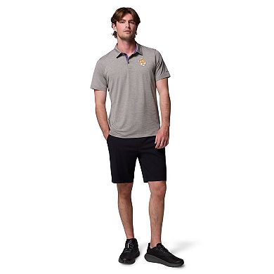 Men's Columbia Gray LSU Tigers Tech Trail Polo
