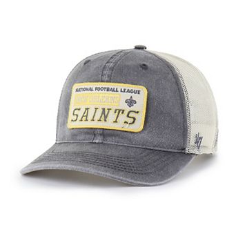 Men's '47 Charcoal New Orleans Saints Canteen Relaxed Trucker Adjustable Hat