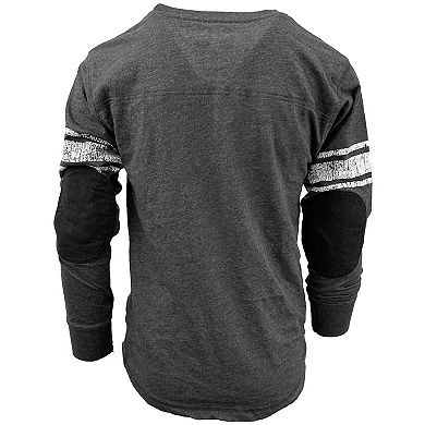 Youth Wes & Willy Black Cincinnati Bengals Football Long Sleeve T-Shirt