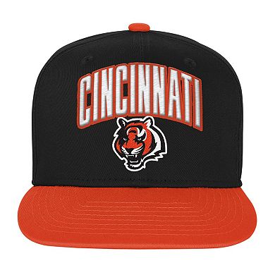 Youth Outerstuff Black Cincinnati Bengals Essentials Adjustable Hat