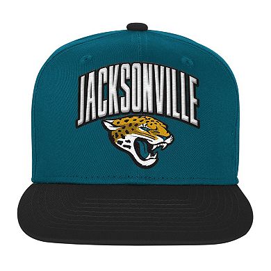 Youth Outerstuff Teal Jacksonville Jaguars Essentials Adjustable Hat