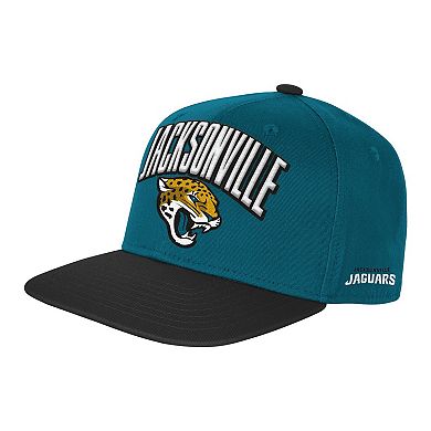 Youth Outerstuff Teal Jacksonville Jaguars Essentials Adjustable Hat