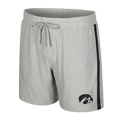 Men's Colosseum Gray Iowa Hawkeyes Mac Shorts