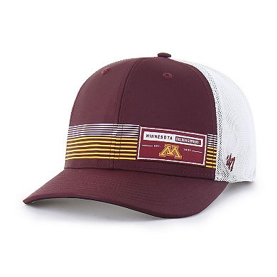 Men's '47 Maroon Minnesota Golden Gophers Rangefinder brrr Trucker Adjustable Hat