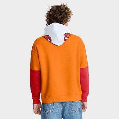 Men's Fanatics Tan Tampa Bay Buccaneers Helmet Retro Pullover Hoodie