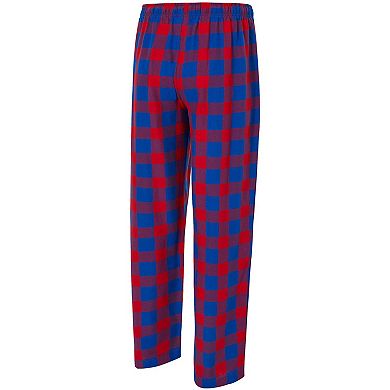Men's Concepts Sport Royal/Red Buffalo Bills Avondale T-Shirt & Flannel Pants Set