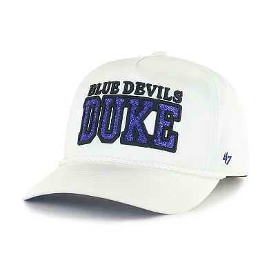Women's '47 White Duke Blue Devils Outspoken Hitch Adjustable Hat