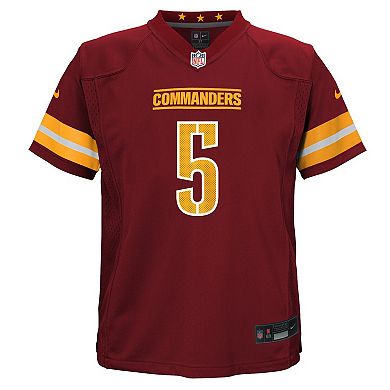 Preschool Nike Jayden Daniels Burgundy Washington Commanders Team Player Game Jersey