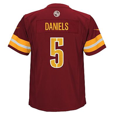 Preschool Nike Jayden Daniels Burgundy Washington Commanders Team Player Game Jersey