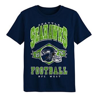 Preschool Outerstuff College Navy Seattle Seahawks Kick Off T-Shirt