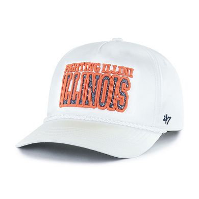 Women's '47 White Illinois Fighting Illini Outspoken Hitch Adjustable Hat