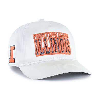 Women's '47 White Illinois Fighting Illini Outspoken Hitch Adjustable Hat