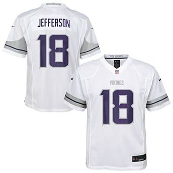 Preschool Nike Justin Jefferson White Minnesota Vikings Alternate Player Game Jersey