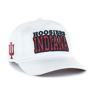 Women's '47 White Indiana Hoosiers Outspoken Hitch Adjustable Hat