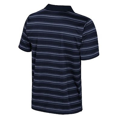 Men's Colosseum Navy Notre Dame Fighting Irish Milk Steak Polo