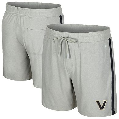 Men's Colosseum Gray Vanderbilt Commodores Mac Shorts