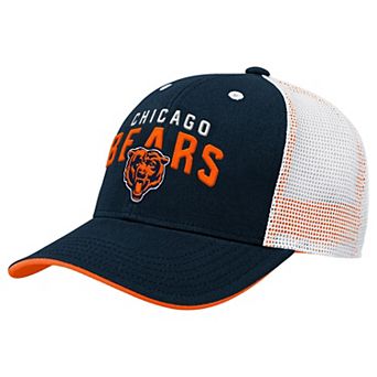 Youth Outerstuff Navy Chicago Bears Core Lockup Trucker Adjustable Hat