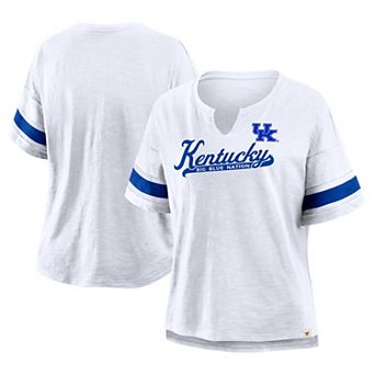 Women's Fanatics White Kentucky Wildcats Hometown Premium Script T-Shirt