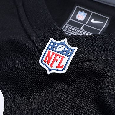 Men's Nike Patrick Queen Black Pittsburgh Steelers Game Player Jersey