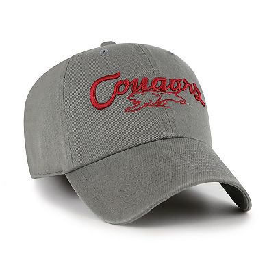 Men's '47 Dark Grey Washington State Cougars Vault Clean Up Adjustable Hat