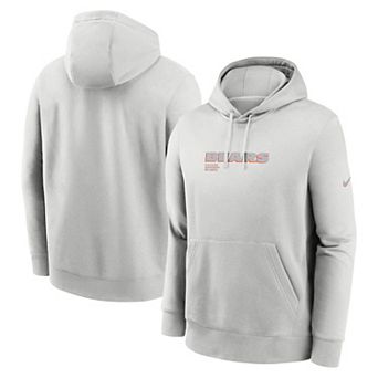 Men's Nike Gray Chicago Bears Edge Pack French Terry Club Pullover Hoodie