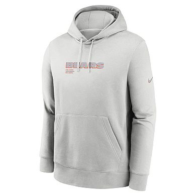 Men's Nike Gray Chicago Bears Edge Pack French Terry Club Pullover Hoodie