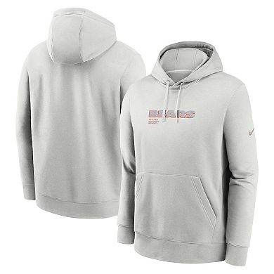 Men's Nike Gray Chicago Bears Edge Pack French Terry Club Pullover Hoodie
