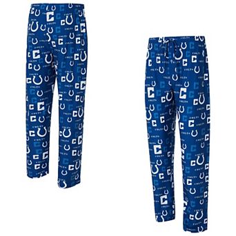 Men's Concepts Sport Royal Indianapolis Colts Mosaic All Over Print Pants
